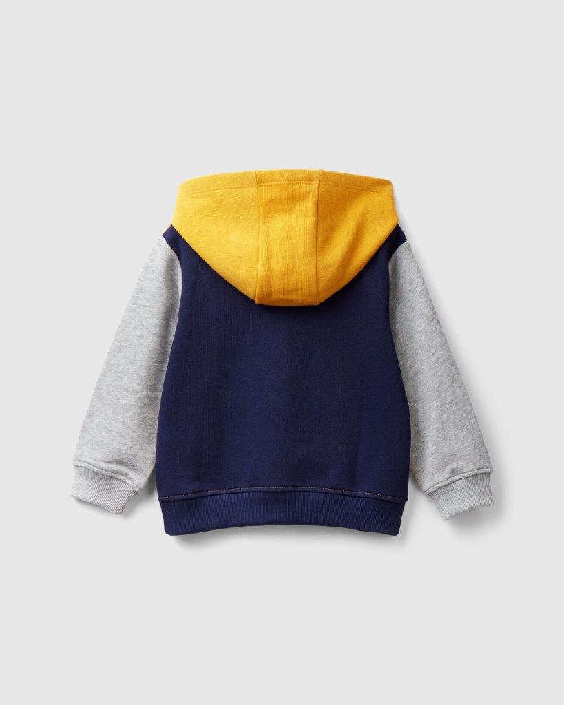 100% Cotton Hoodie Tracksuit With Logo_03