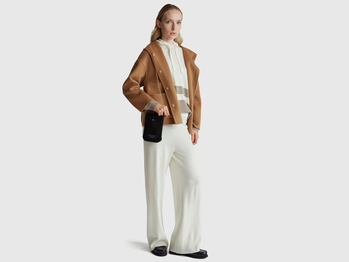 Benetton_Creamy White_Cream Cashmere Blend Sweater with Hood_102HE203V_600_03