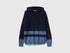 Benetton_Dark Blue_Dark Blue Sweater in Cashmere Blend with Hood_102HE203V_66U_01
