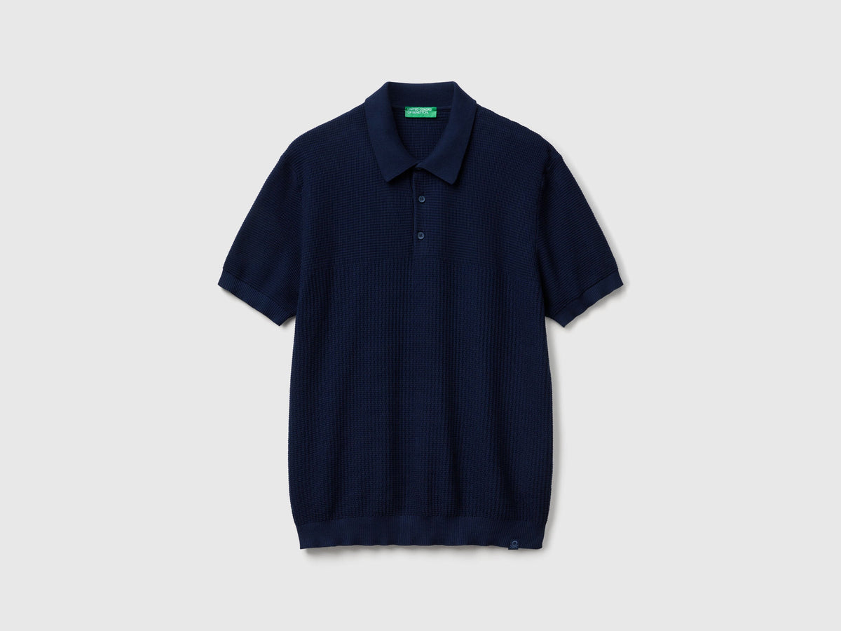 Benetton_Short Sleeve Knit Polo_1198U301H_016_04