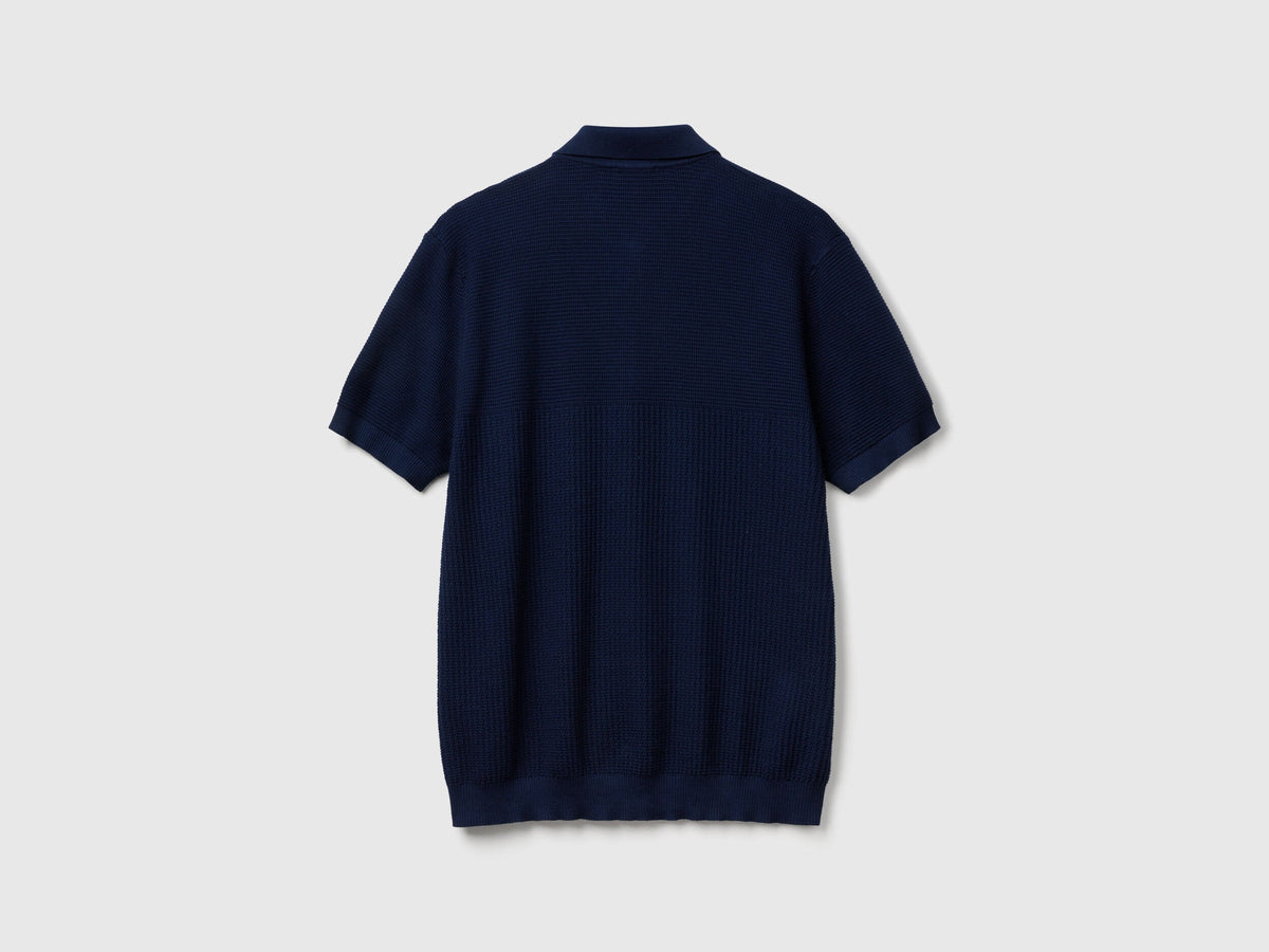 Benetton_Short Sleeve Knit Polo_1198U301H_016_05