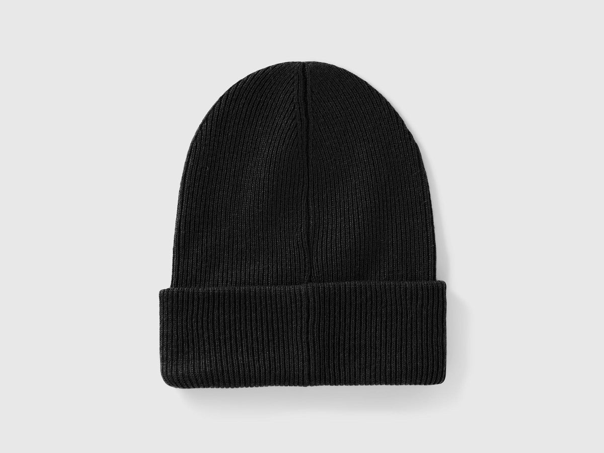Benetton_Black_Wool Blend Hat_126WCA00X_700_02