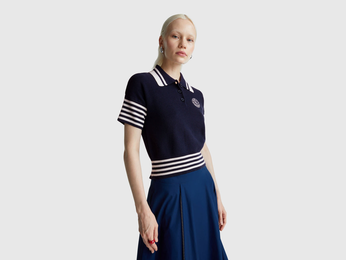 Benetton_Dark Blue_Sweater with Collar_1294E301D_252_01