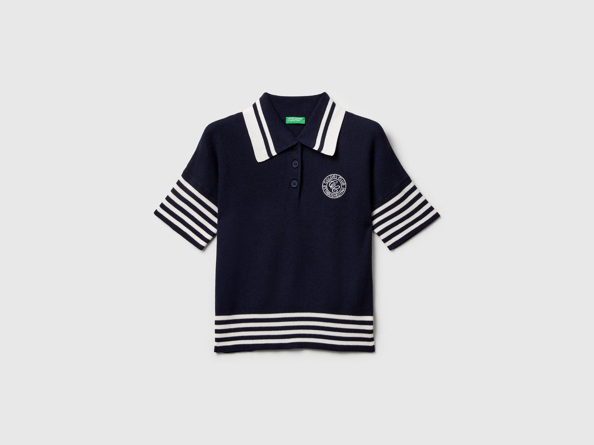 Benetton_Dark Blue_Sweater with Collar_1294E301D_252_09