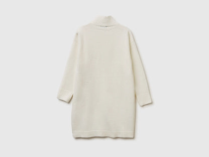 Benetton_Creamy White_Turtleneck Knit Dress_12B9CV007_0R2_02