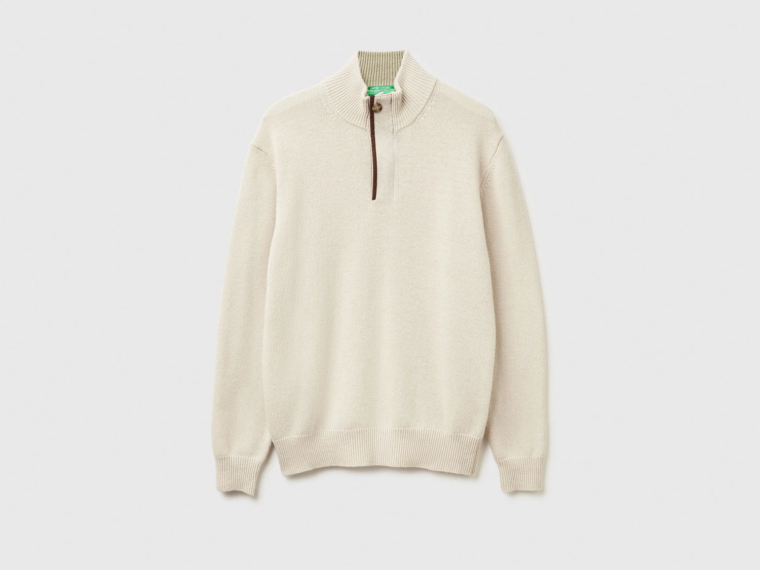 Benetton_Beige_Turtleneck in Wool Blend_1444U2022_152_05