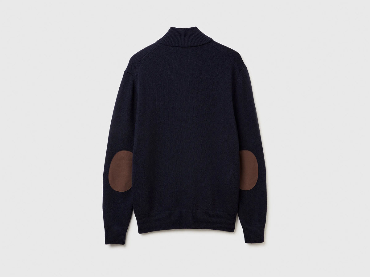 Benetton_Dark Blue_Turtleneck in Wool Blend_1444U2022_3C1_06