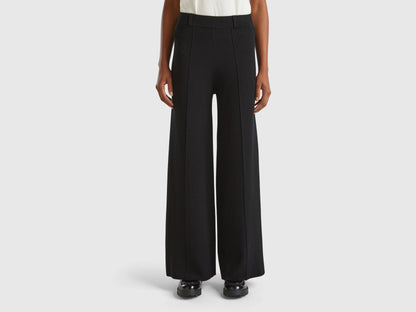 Palazzo Trousers in Viscose Blend_17Q3DF00R_100_02