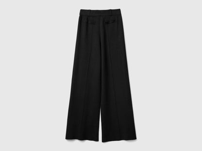 Palazzo Trousers in Viscose Blend_17Q3DF00R_100_05