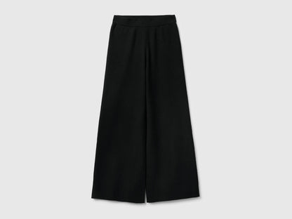 Benetton_Black_Palazzo Trousers in Viscose Blend_17Q3DF013_100_05