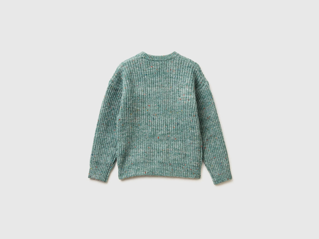 Benetton_Aqua_Sweater in Wool Blend_17UFC109Y_79W_02