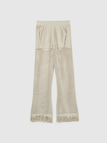 Perforated Trousers With Fringe_196PMF008_38U_06