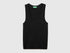 Benetton Black Women Knitted Tank Top SKU: 198XDH01I_100 Image 01