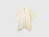 Benetton Creamy White Women Cape with Braids SKU: 1B9YDU01T_000 Image 01