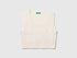 Benetton_Creamy White_Knit Vest with Cables_1D32C108Y_0R2_01