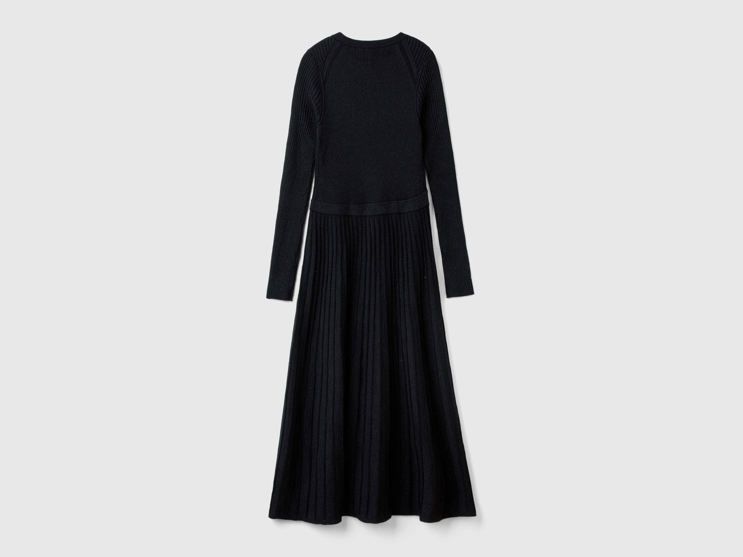 benetton knit dress United Colors of Benetton. Hooded mid-length knit dress