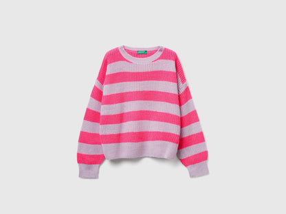 Benetton_Lavender_Striped Sweater_1Z8SQ108X_0W1_01