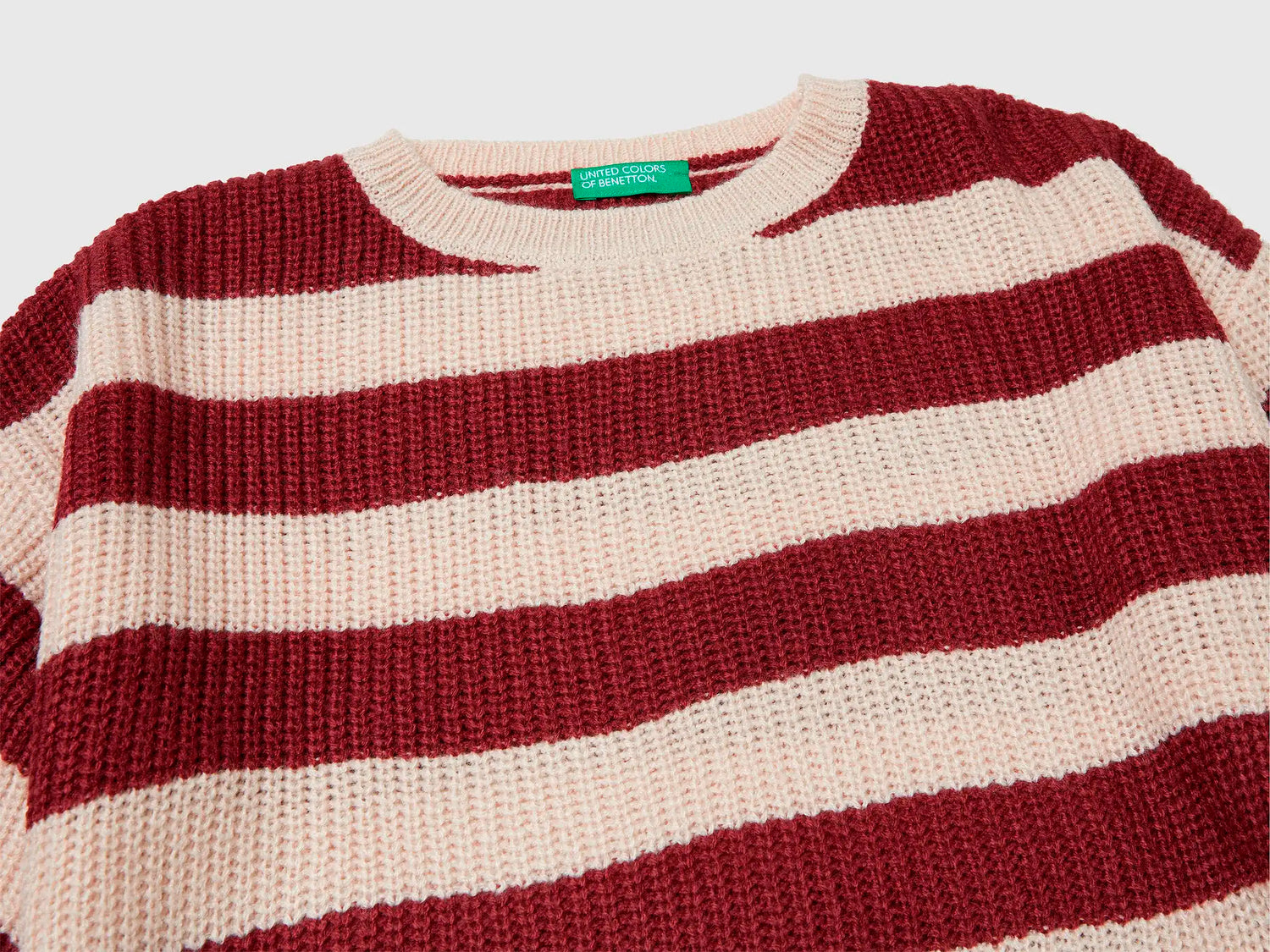 Benetton_Soft Pink_Striped Sweater_1Z8SQ108X_12U_03