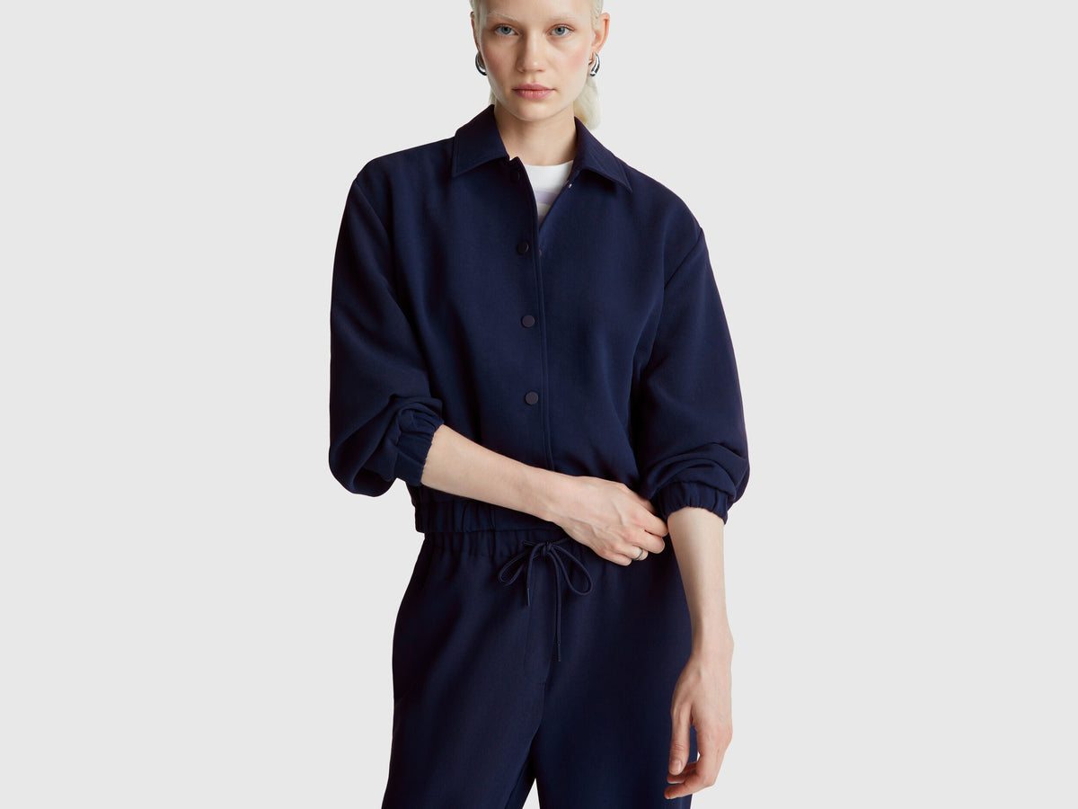 Benetton_Dark Blue_Regular Fit Bomber Jacket_20A6DN085_252_01
