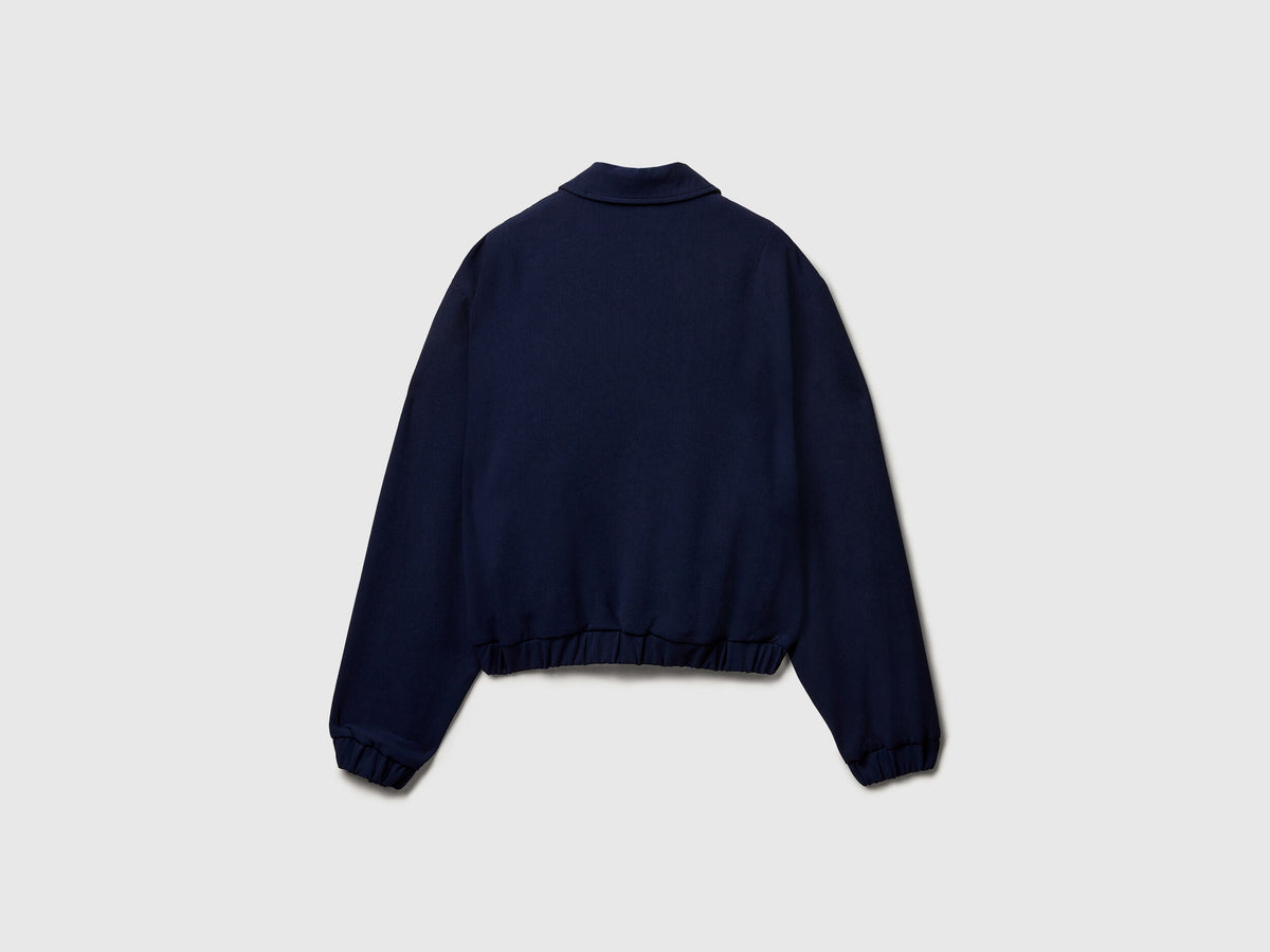 Benetton_Dark Blue_Regular Fit Bomber Jacket_20A6DN085_252_06