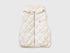 Benetton Creamy white Girls Sleeveless Jacket with Hood SKU: 21INCJ017_00E Image 01