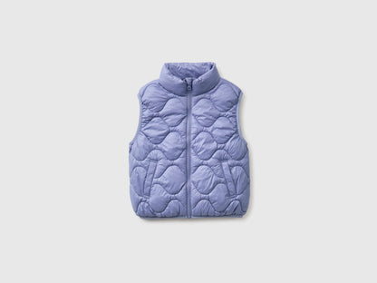 Benetton Violet Girls Padded Sleeveless Jacket SKU: 21INCJ01A_19J Image 02