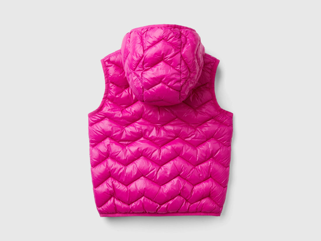 Padded Vest in 3D Wadding with Hood_21INGJ00H_239_02