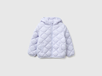 Benetton Lavender Girls Padded Jacket with Hood SKU: 21INGN04M_19B Image 01