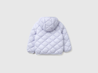 Benetton Lavender Girls Padded Jacket with Hood SKU: 21INGN04M_19B Image 02