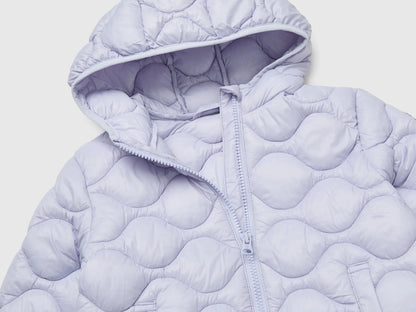 Benetton Lavender Girls Padded Jacket with Hood SKU: 21INGN04M_19B Image 03