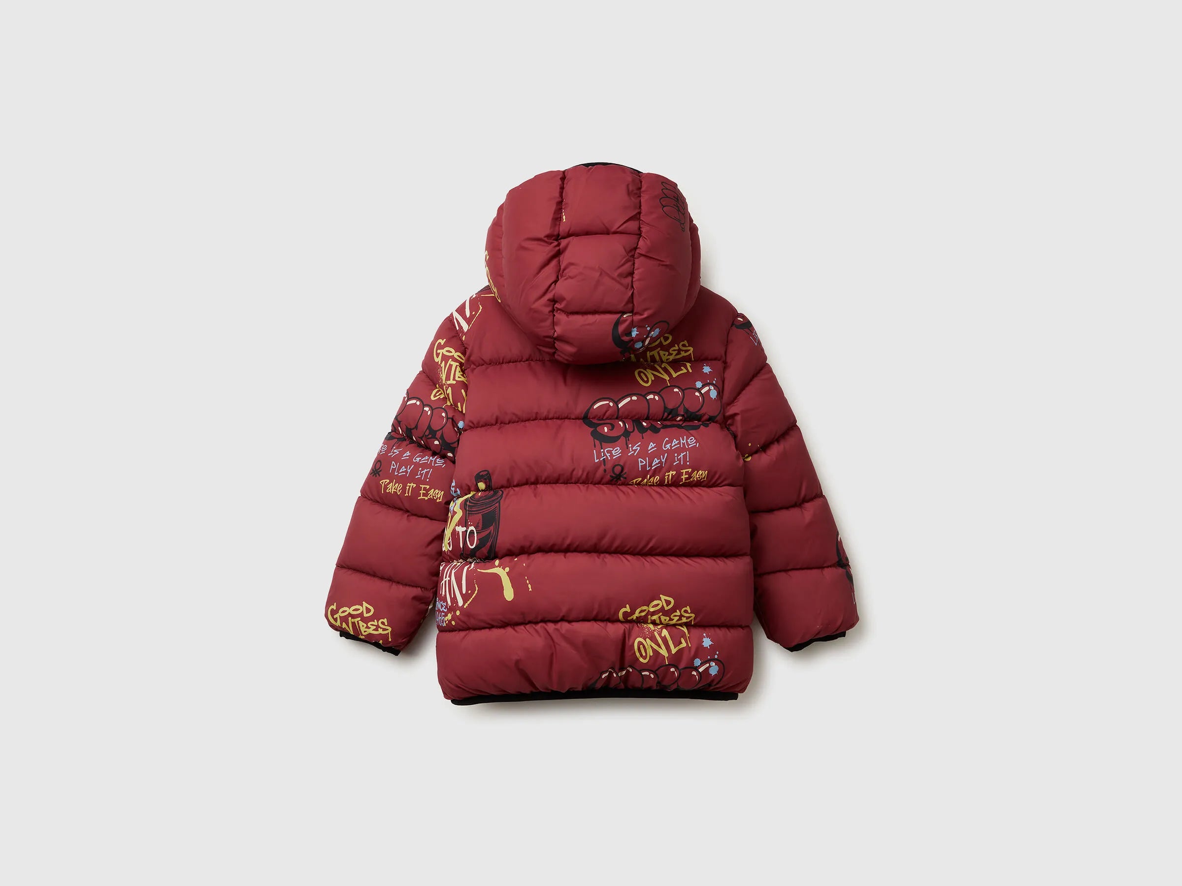 Benetton_Coral_&quot;Rain Defender&quot; Patterned Jacket_23ANGN047_70Q_02