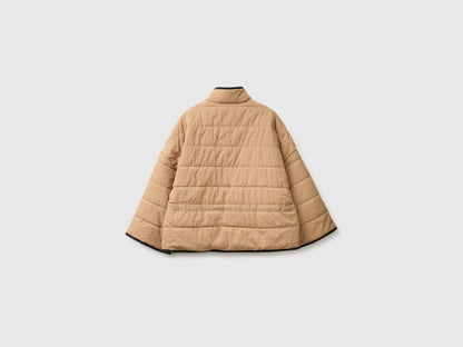 Benetton Black Women Reversible Padded Jacket SKU: 24RGDN0AE_100 Image 02