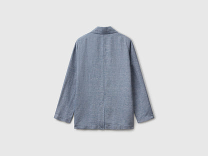 Benetton_Double-Breasted Jacket in Linen Blend_265XDW035_903_06