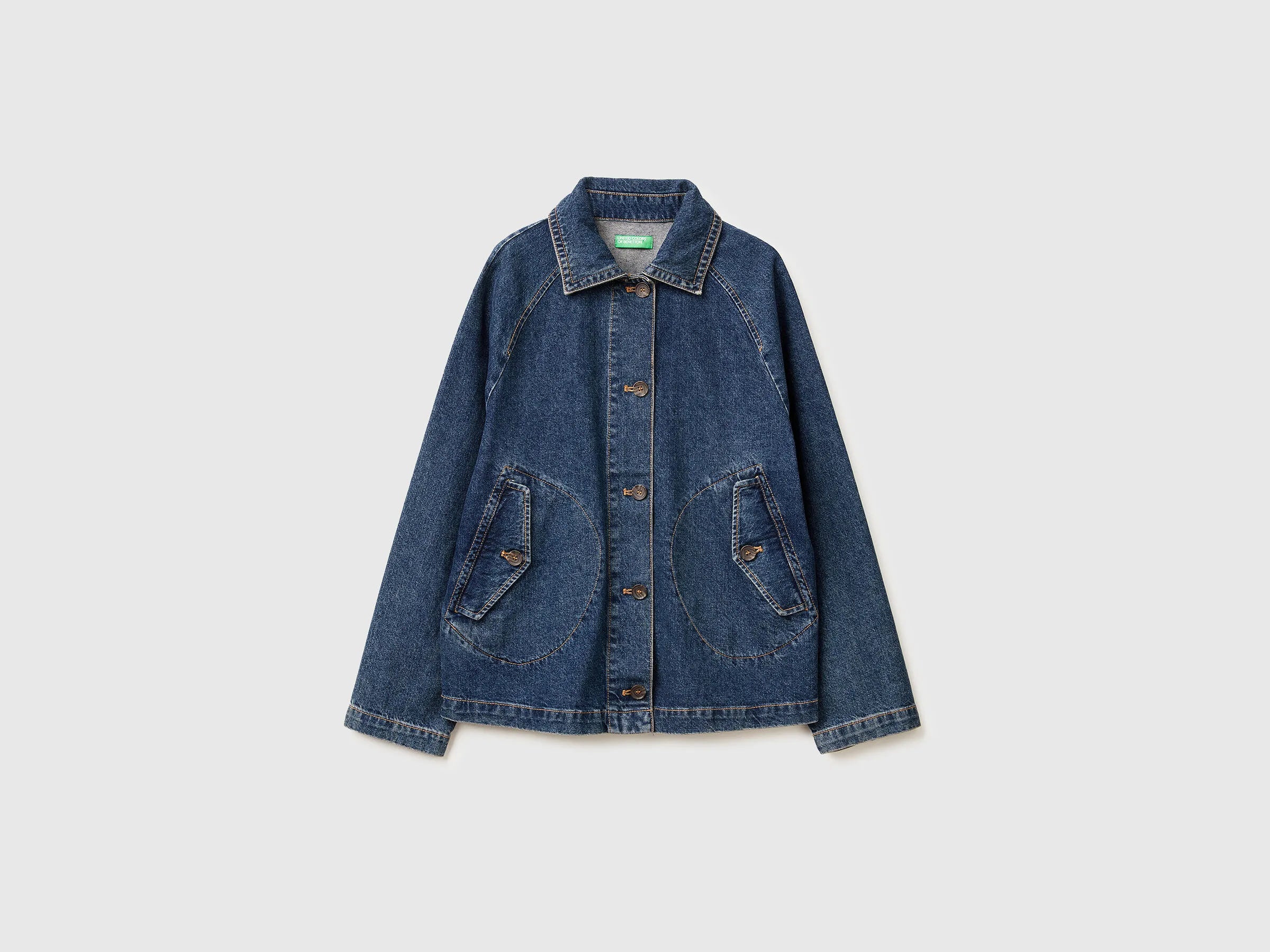 Benetton_Blue_Short Denim Trench Coat_296XDN005_901_05