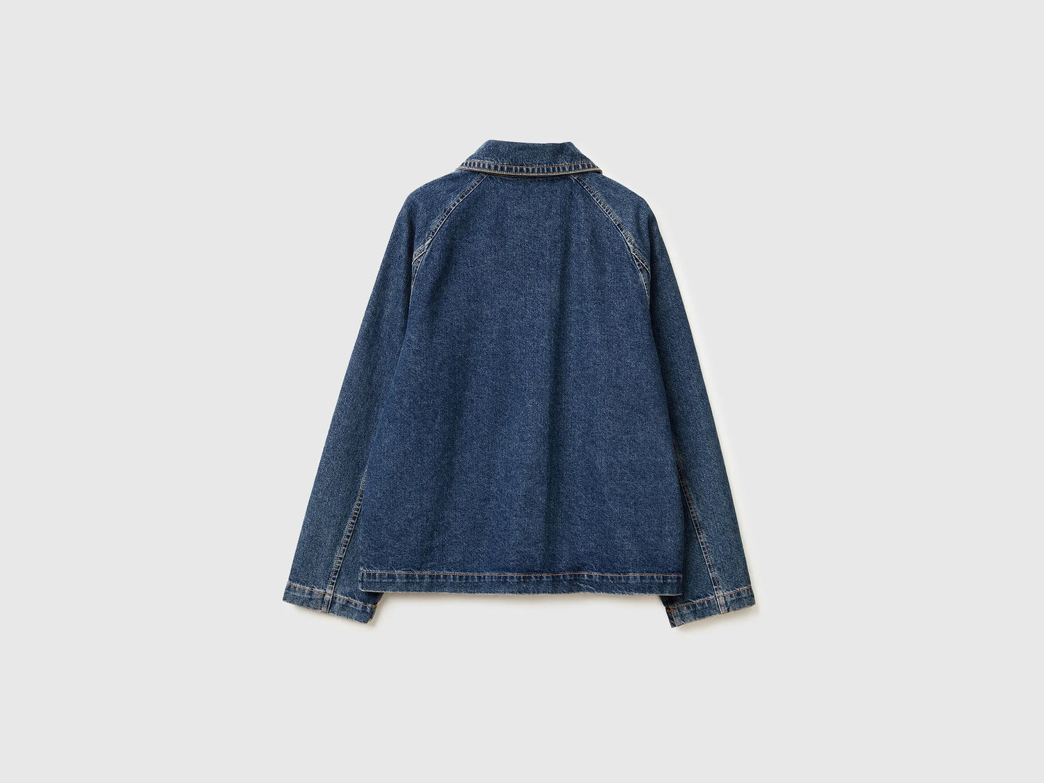 Benetton_Blue_Short Denim Trench Coat_296XDN005_901_06
