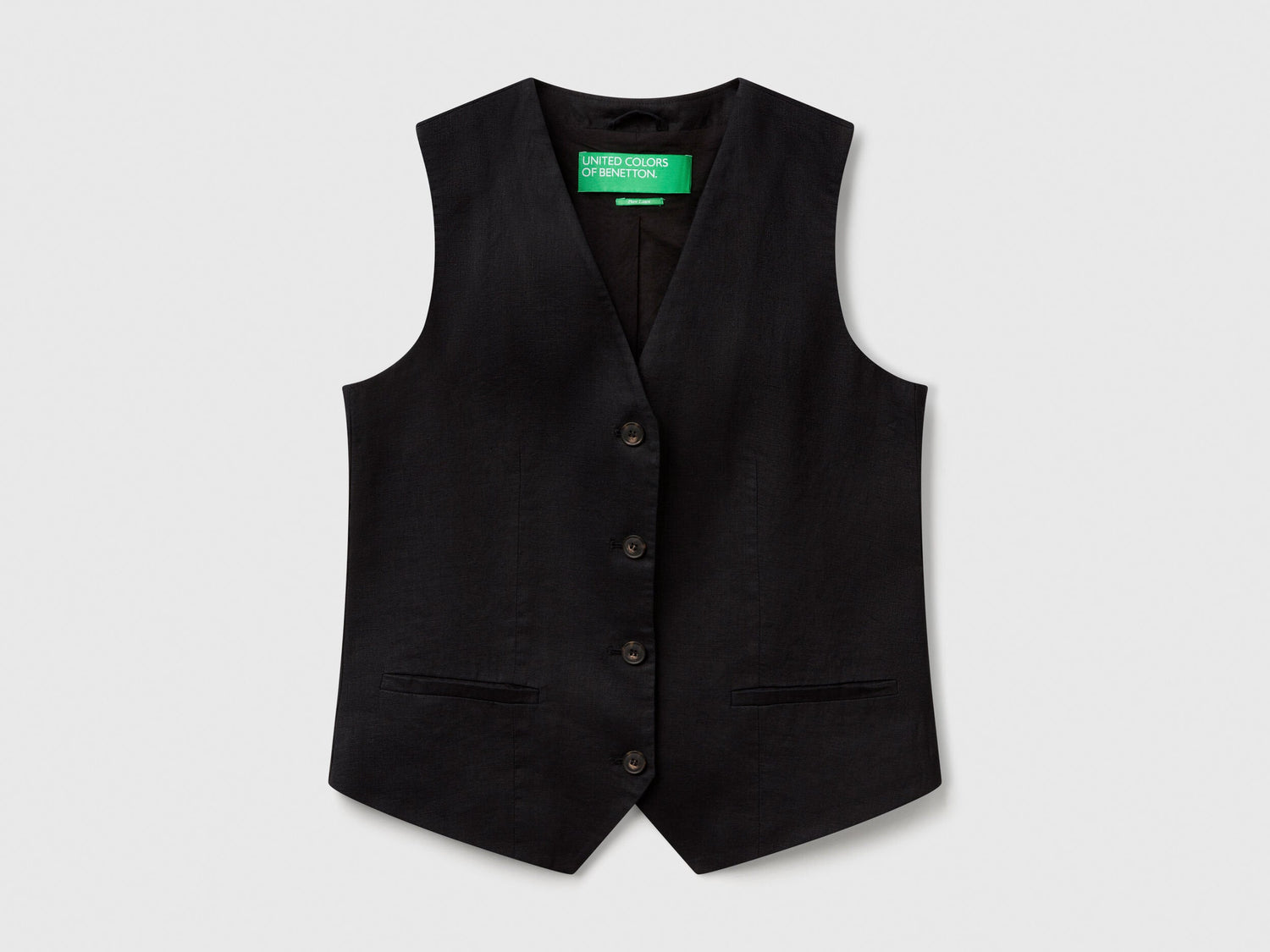 Benetton_Pure Linen Vest_2AGHDJ00G_100_04