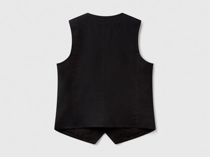 Benetton_Pure Linen Vest_2AGHDJ00G_100_05