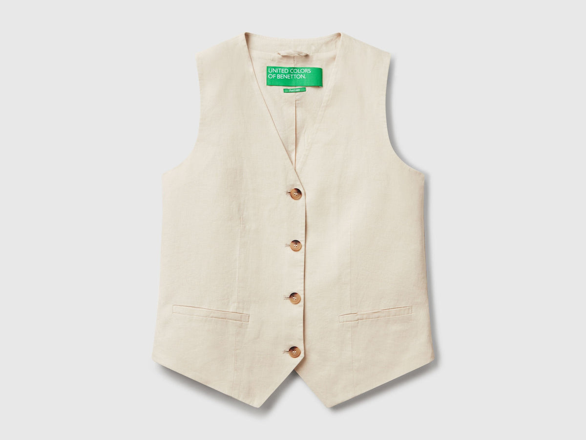 Benetton_Pure Linen Vest_2AGHDJ00G_152_04