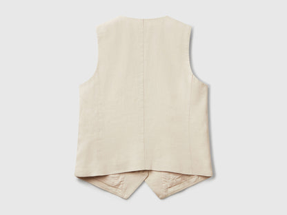 Benetton_Pure Linen Vest_2AGHDJ00G_152_05