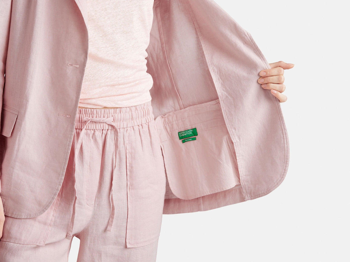 Benetton_Blazer in Pure Linen_2AGHDW00R_04U_04