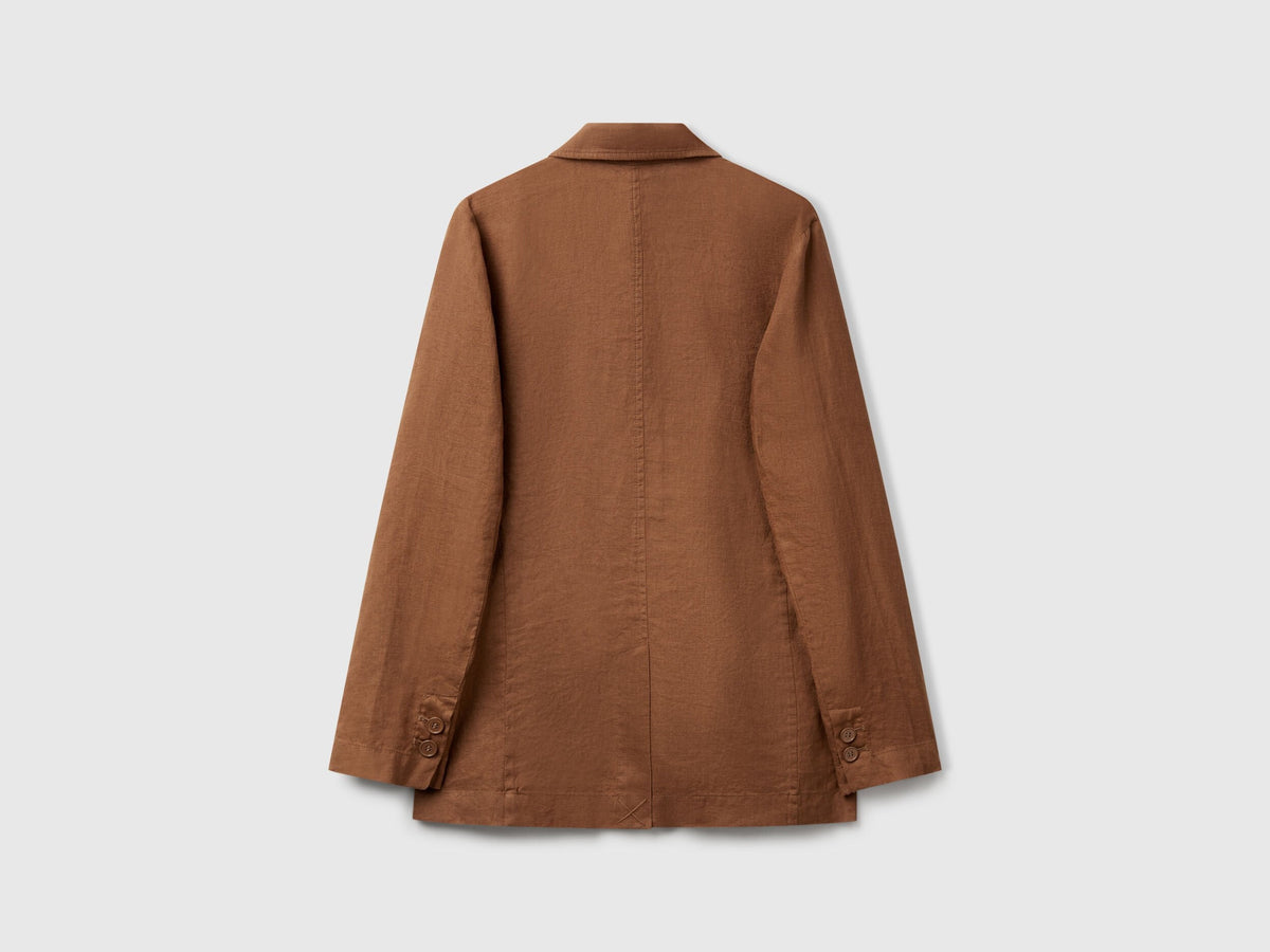Benetton_Blazer in Pure Linen_2AGHDW00R_0B1_05