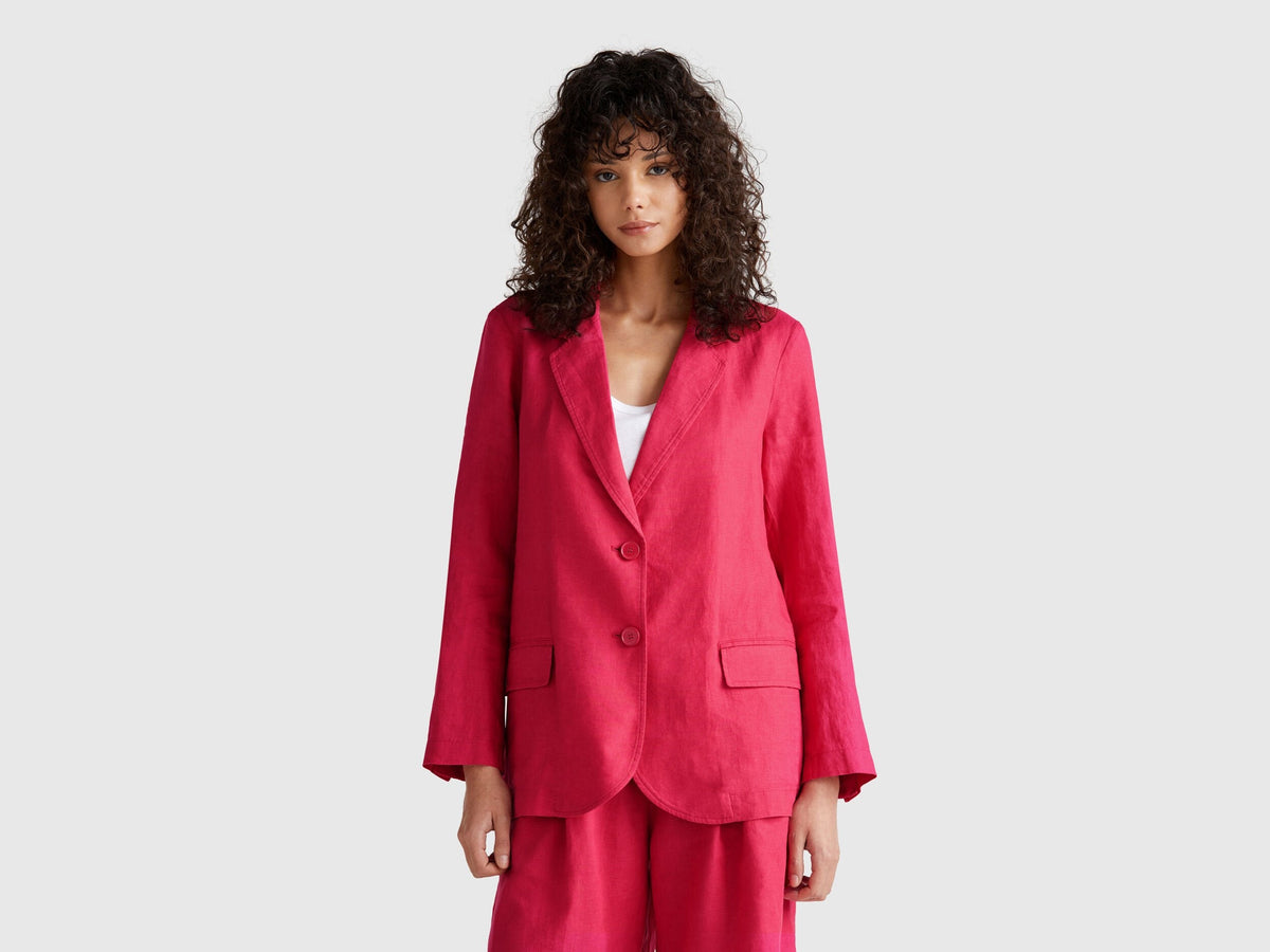 Benetton_Blazer in Pure Linen_2AGHDW00R_12E_01