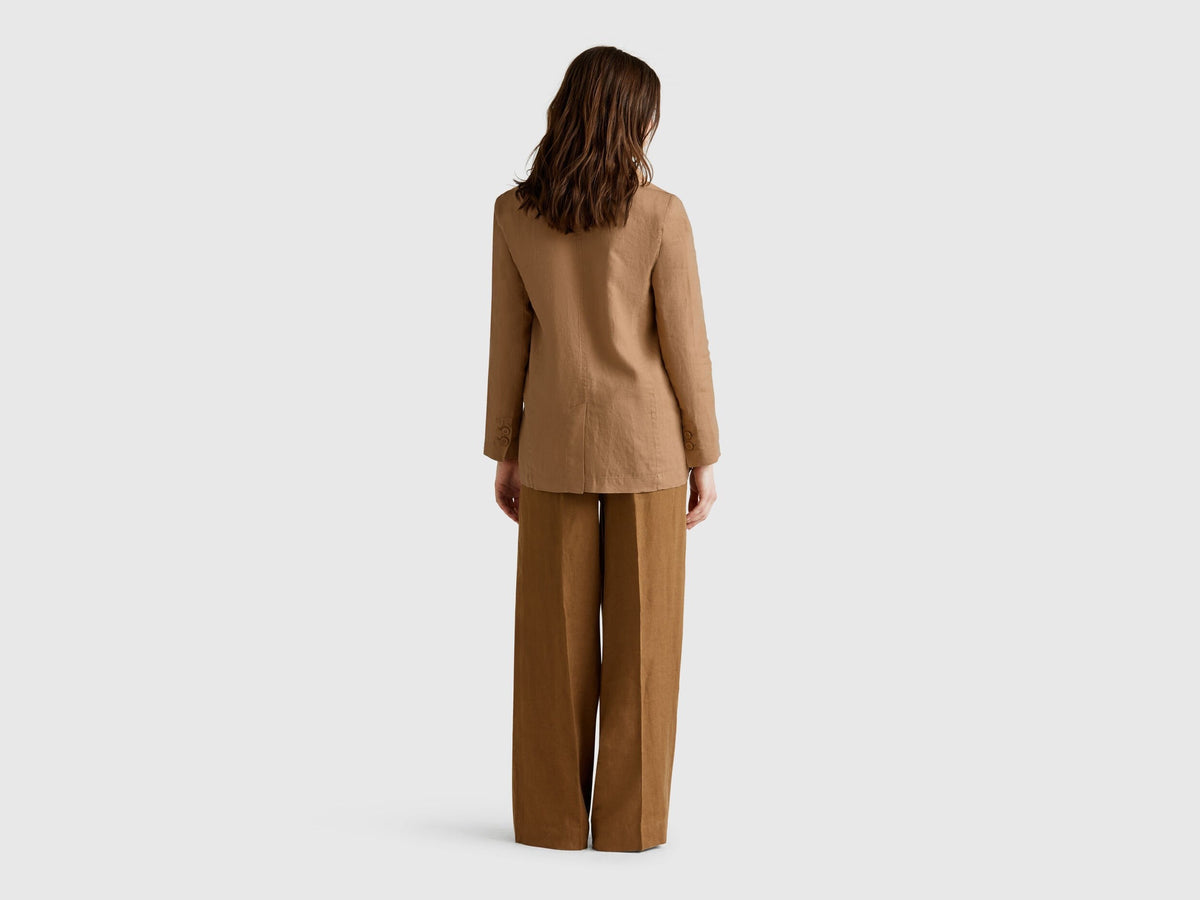 Benetton_Blazer in Pure Linen_2AGHDW00R_193_02