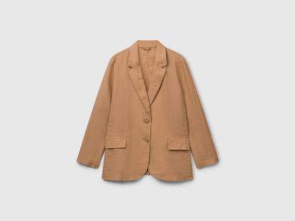 Benetton_Blazer in Pure Linen_2AGHDW00R_193_05