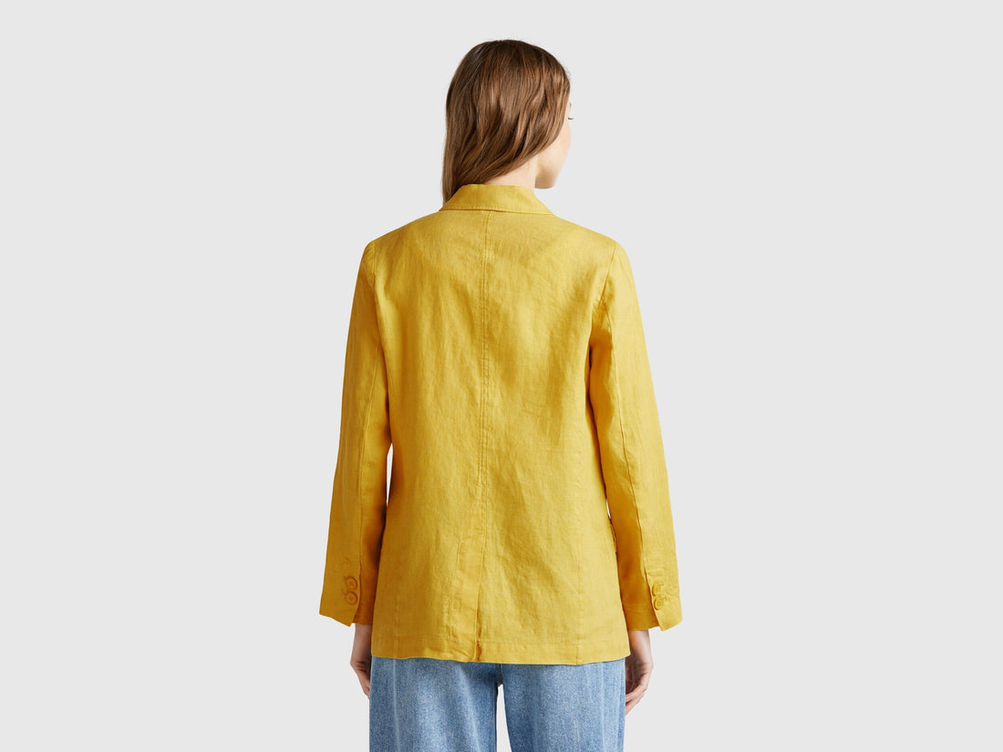 Benetton_Blazer in Pure Linen_2AGHDW00R_36H_02