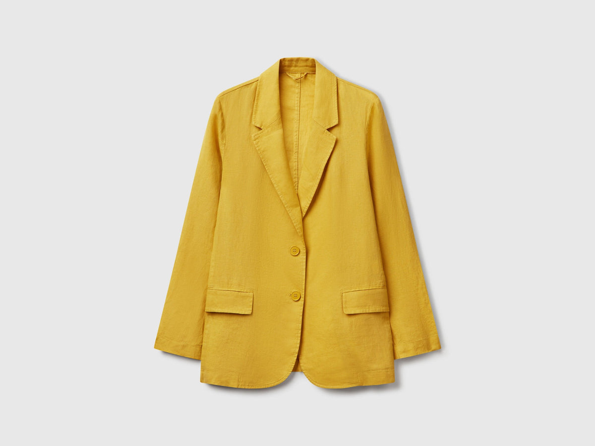 Benetton_Blazer in Pure Linen_2AGHDW00R_36H_05