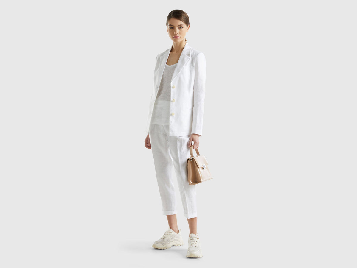 Blazer In Pure Linen_2Aghdw01Z_101_03