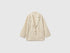 Benetton Beige Women 100% Linen Single-Breasted Blazer SKU: 2AGHDW03J_152 Image 01