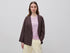 Benetton Brown Women 100% Linen Single-Breasted Blazer SKU: 2AGHDW03J_33T Image 01