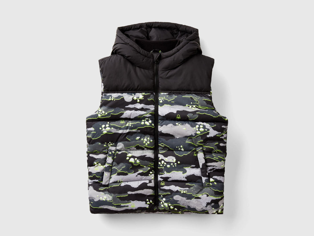 Camouflage Padded Vest_2DFVCJ00S_62Y_01